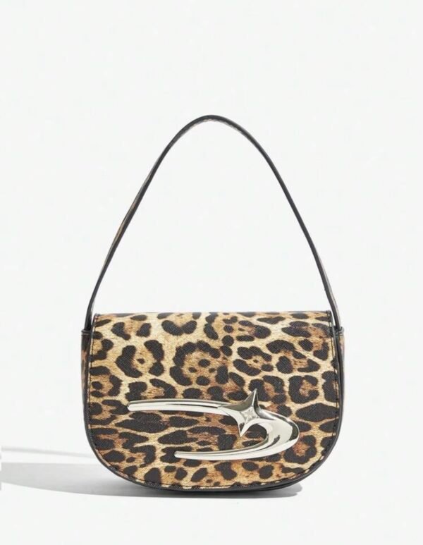 Mini Bag con estampado de leopardo.